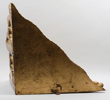 HÖRNKONSOLL, nyrokoko, 1800-talets senare hälft.
