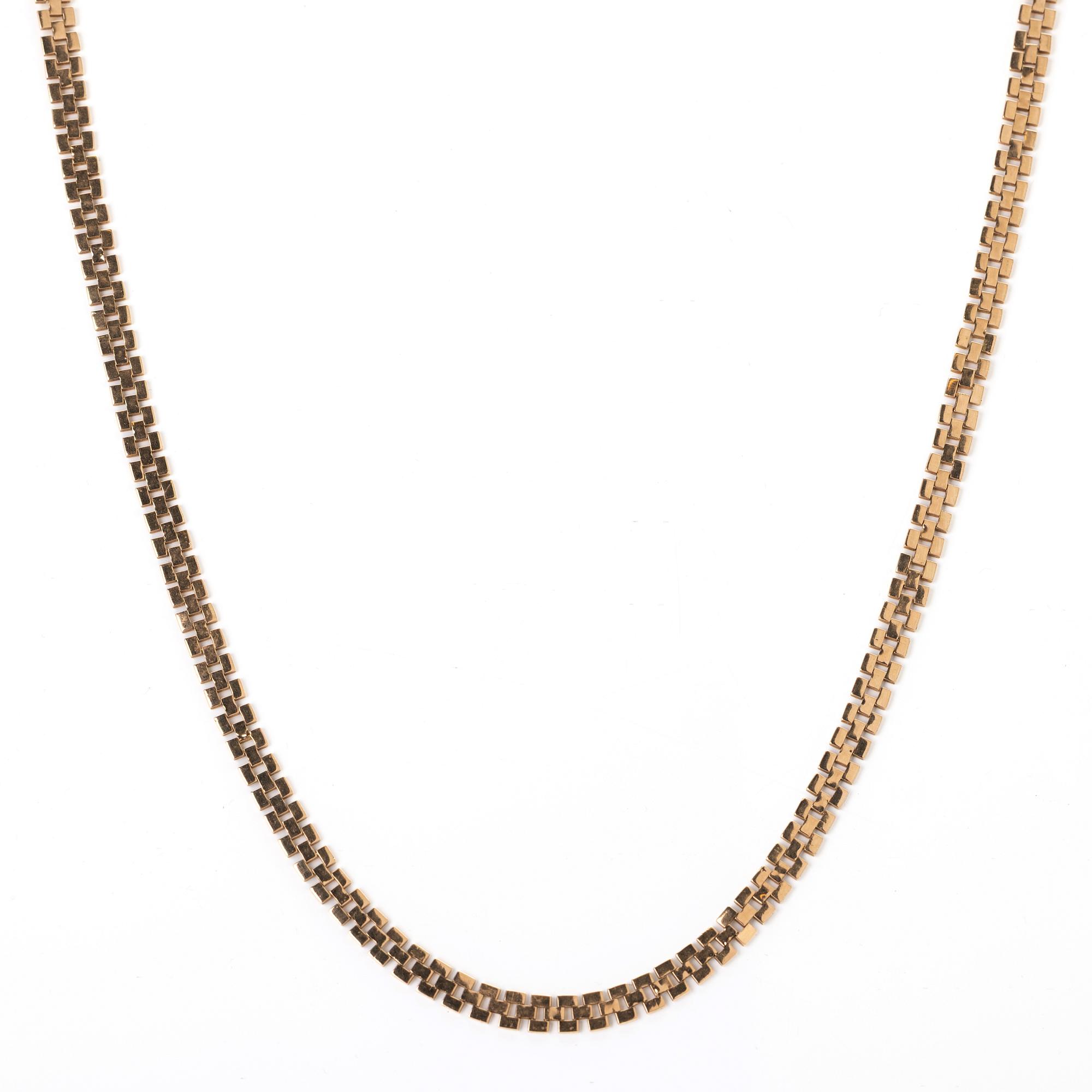 Collier, 18k, korridorlänk.