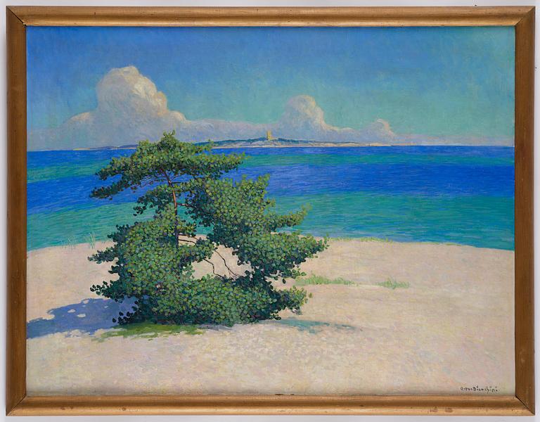 Artur Bianchini, "Tallen och hafvet" (Utsikt mot Korsö från Sandhamn).
