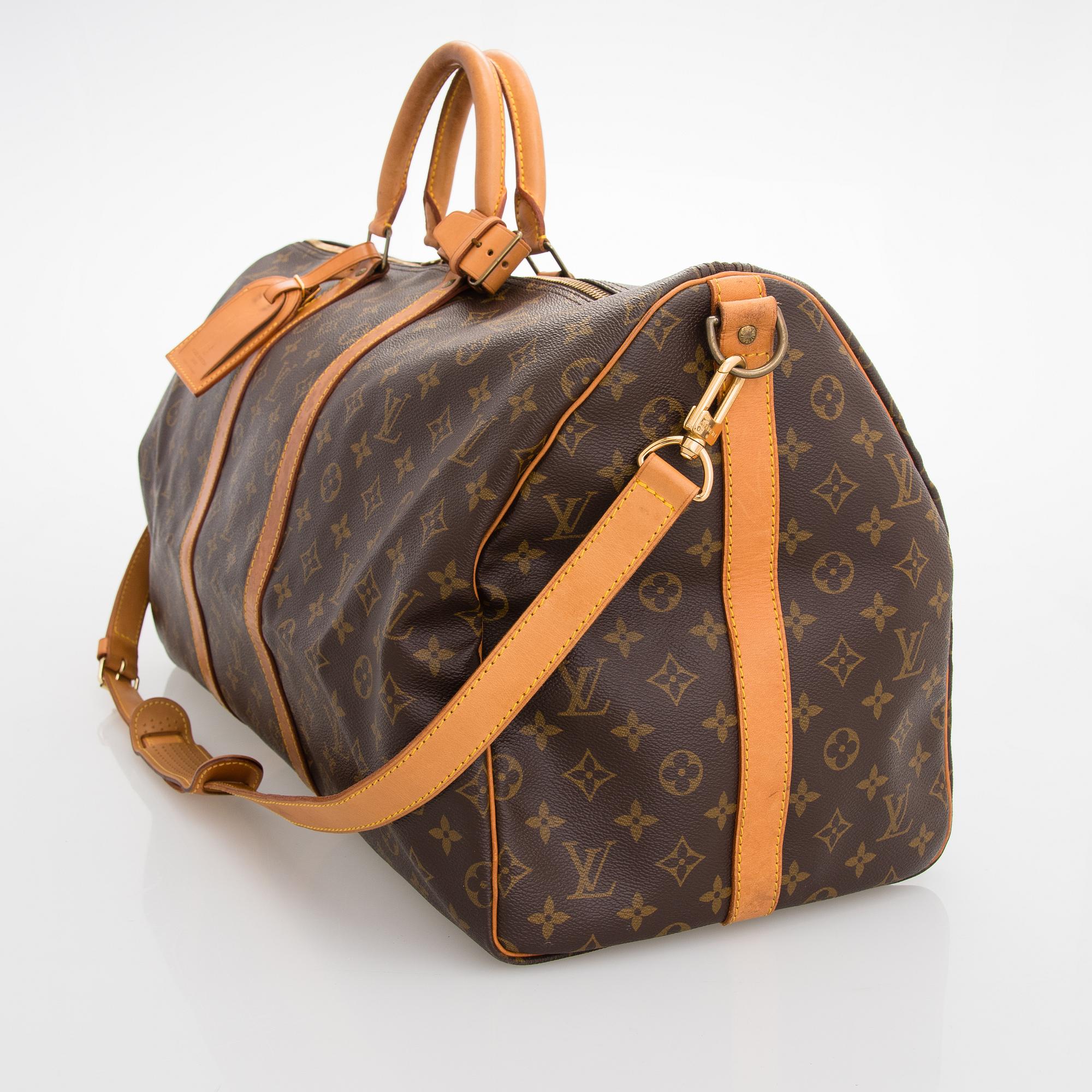 Louis Vuitton, 'Keepall 55 bandoulière', weekend bag.