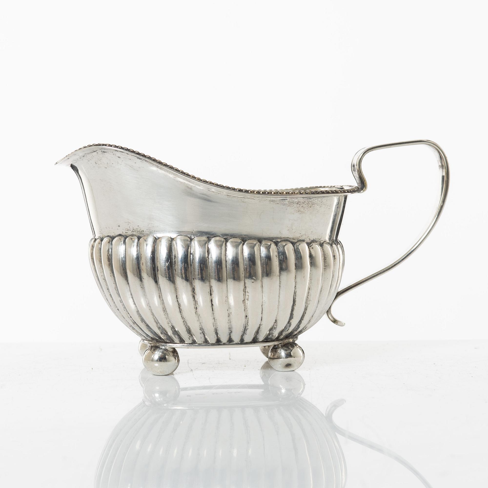 Johan Malmstedt, gräddkanna, silver, Göteborg 1815.
