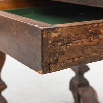 Biblioteksbord, barockstil, 1800-tal.