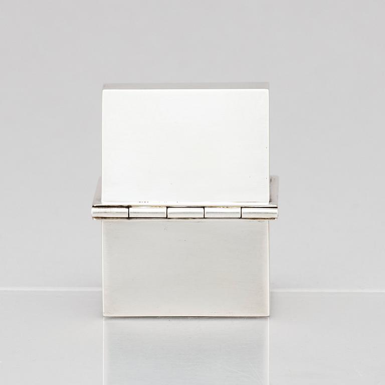 Lars Håkansson, a sterling silver box, Lund 1983.