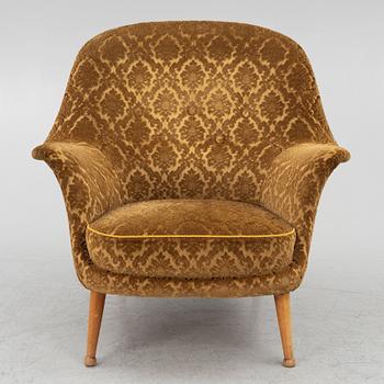 Arne Norell, soffa och fåtölj, "Divina", Westbergs möbler AB, 1960-tal.