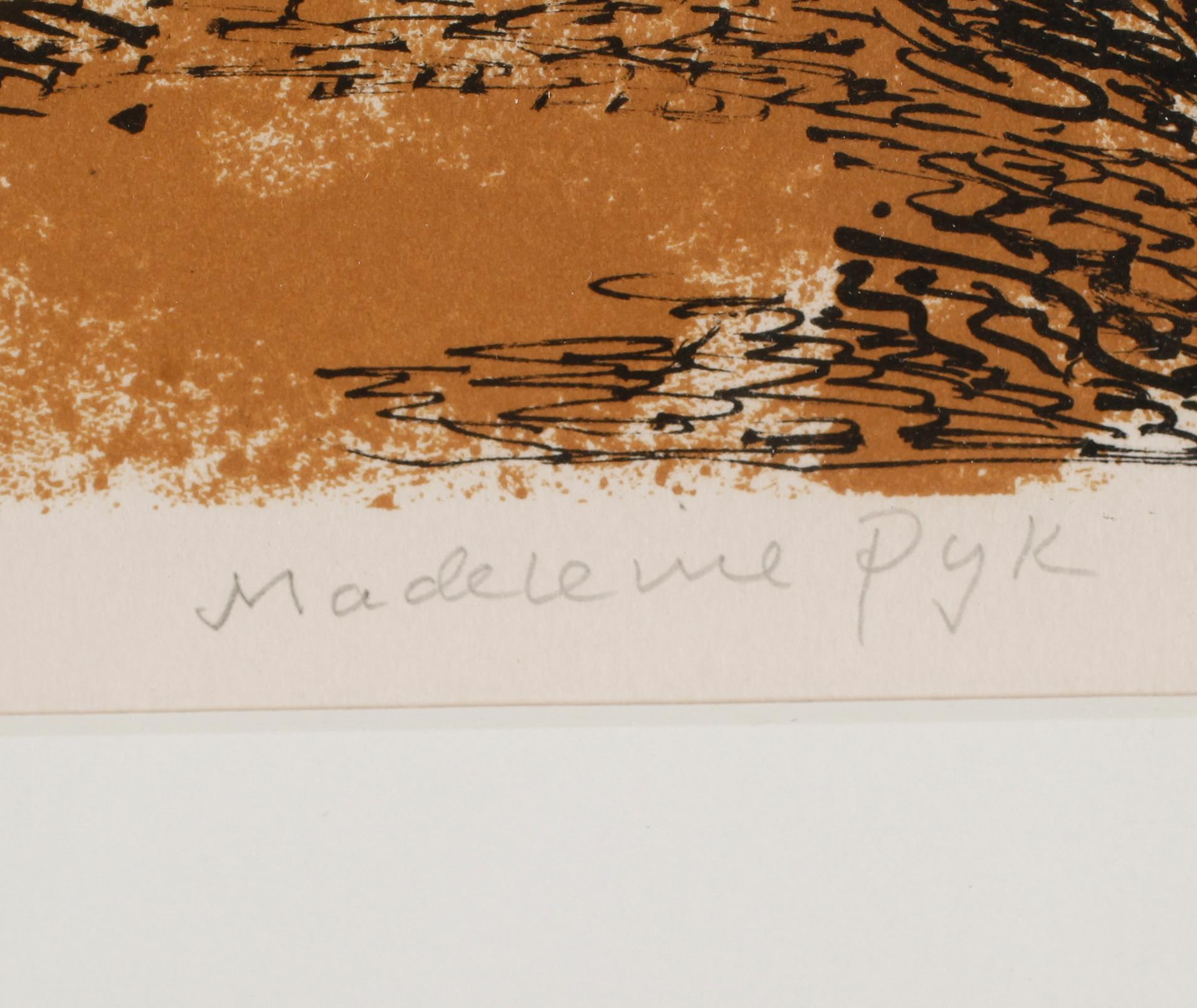 MADELEINE PYK, färglitografi, signerad och numrerad 213/250.