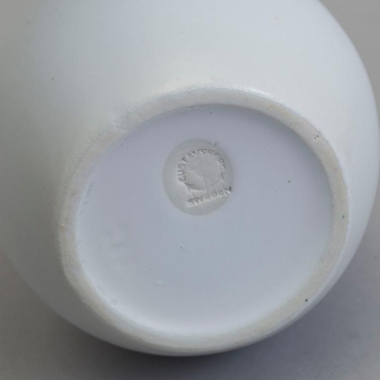 A stoneware vase and bowl of the "Pungo" series, Stig Lindberg, Gustavsberg 1953-63.