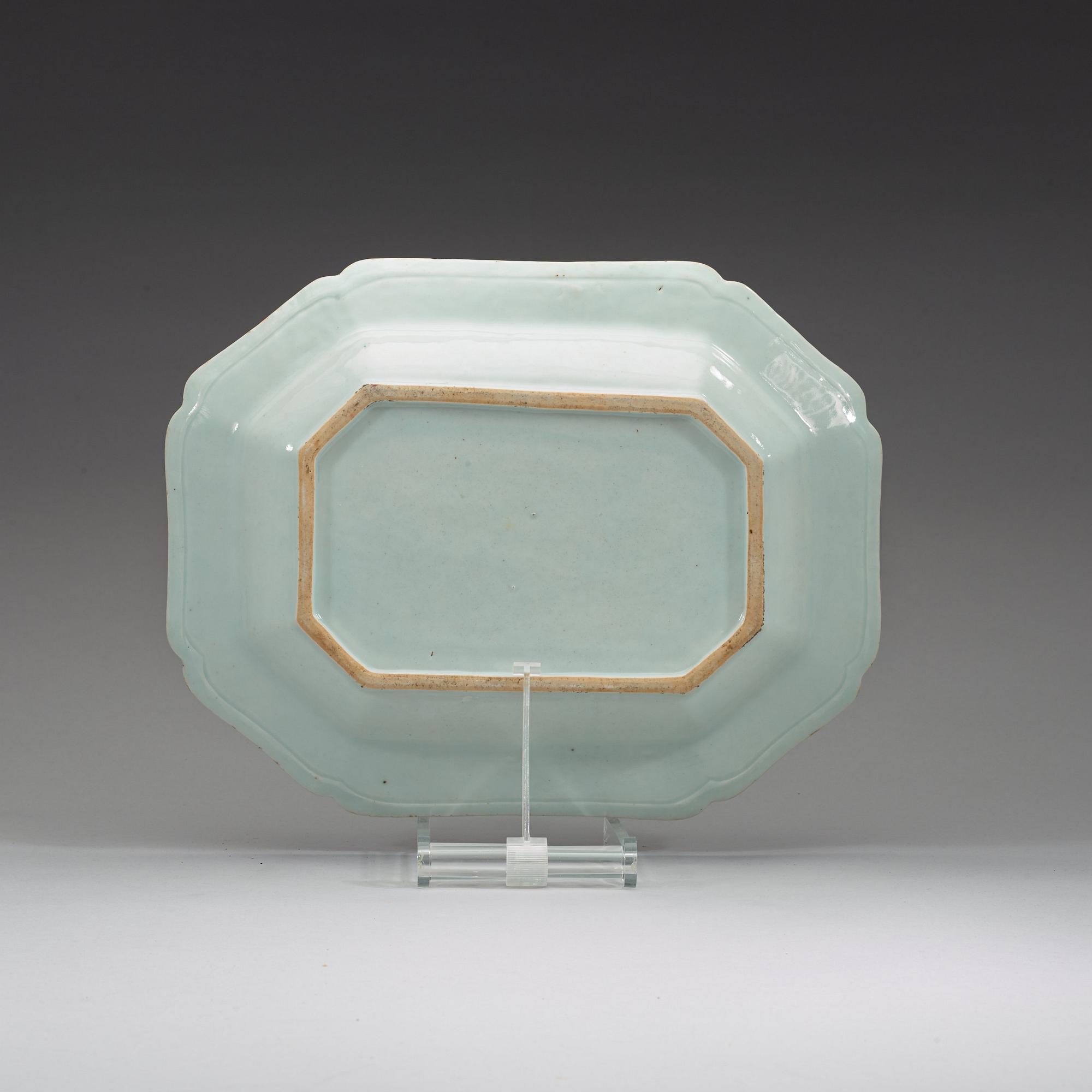TERRINFAT, kompaniporslin. Qingdynastin, Qianlong (1736-95).