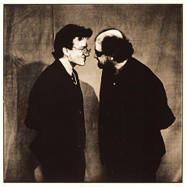 Anton Corbijn, "Bono and Salman Rushdie London 1993".