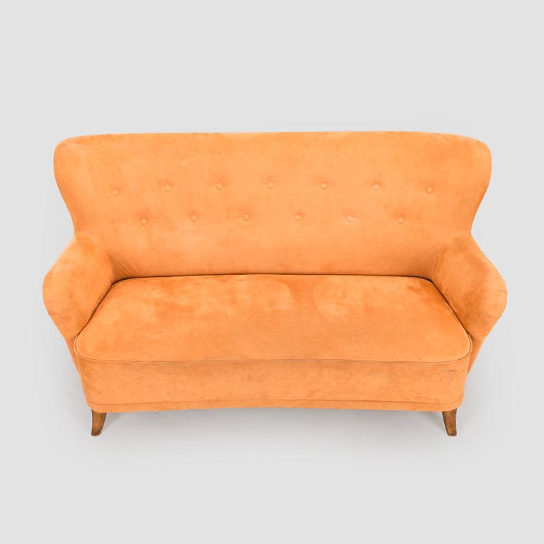 A mid-20th century sofa.
