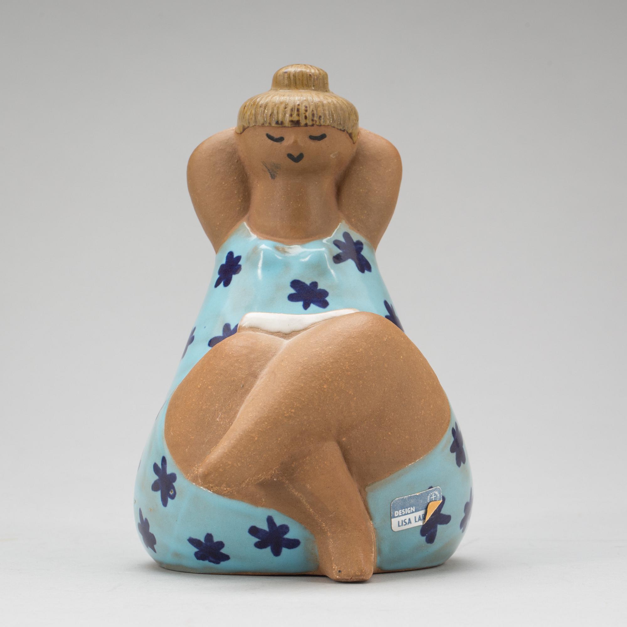 FIGURIN, stengods, " Emma", Lisa Larson, Gustavsberg.