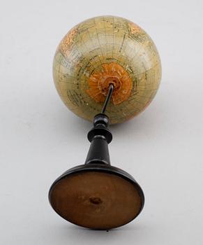 JORDGLOB, miniatyr, Erd-Globus, Berlin, 1900-talets första hälft.