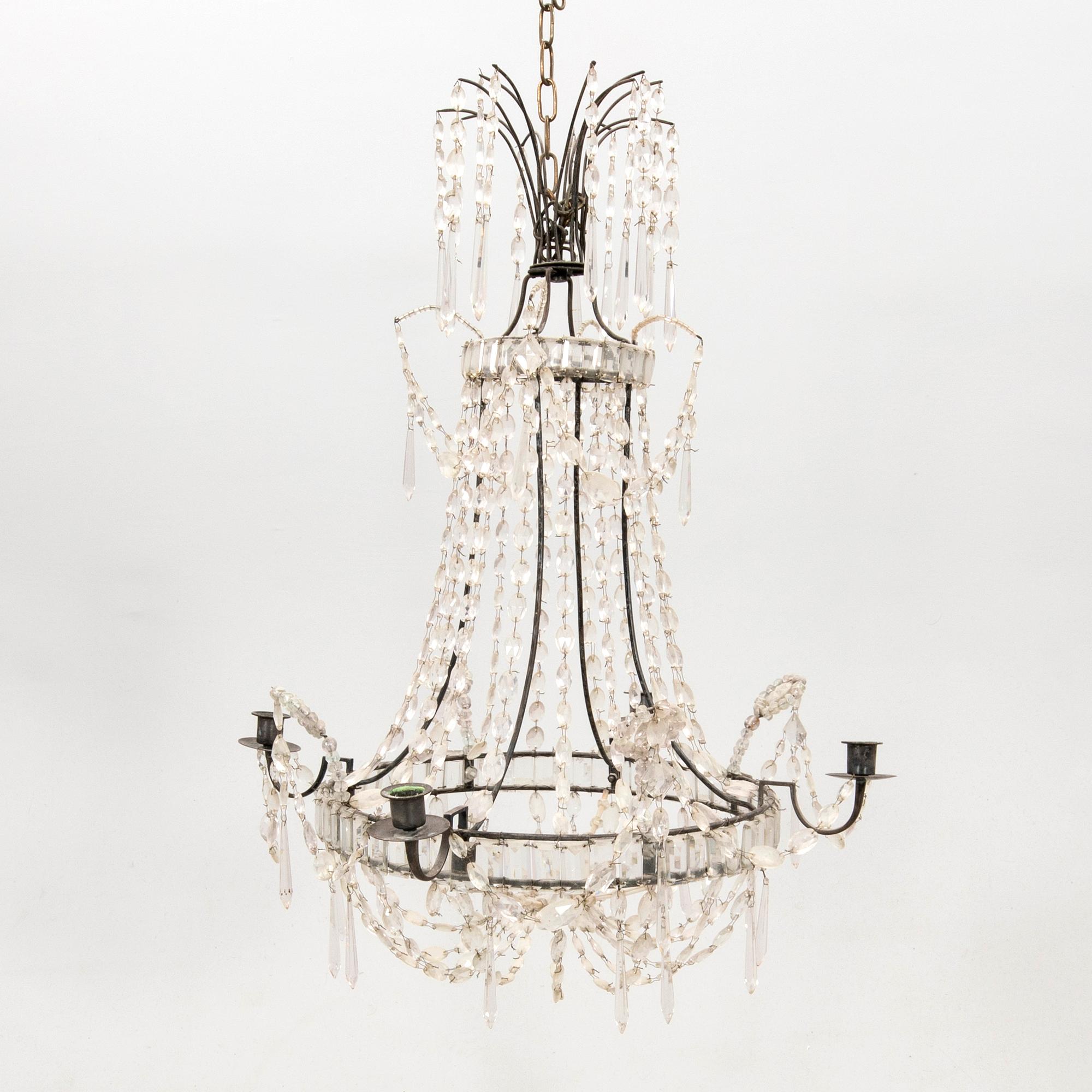 Ljuskrona 1800-talets andra hälft.