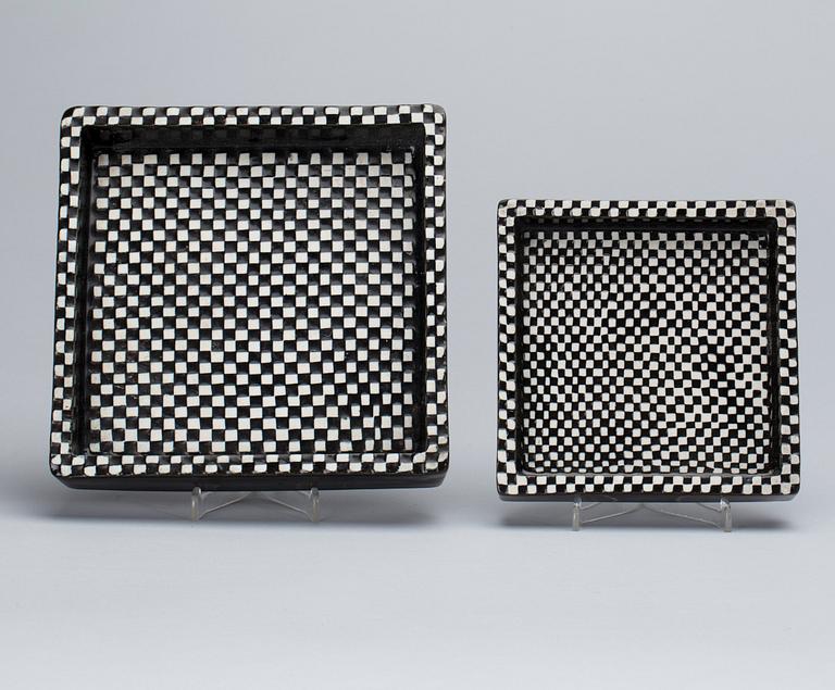 FAT, 2 st, "Domino", Stig Lindberg, Gustavsberg.