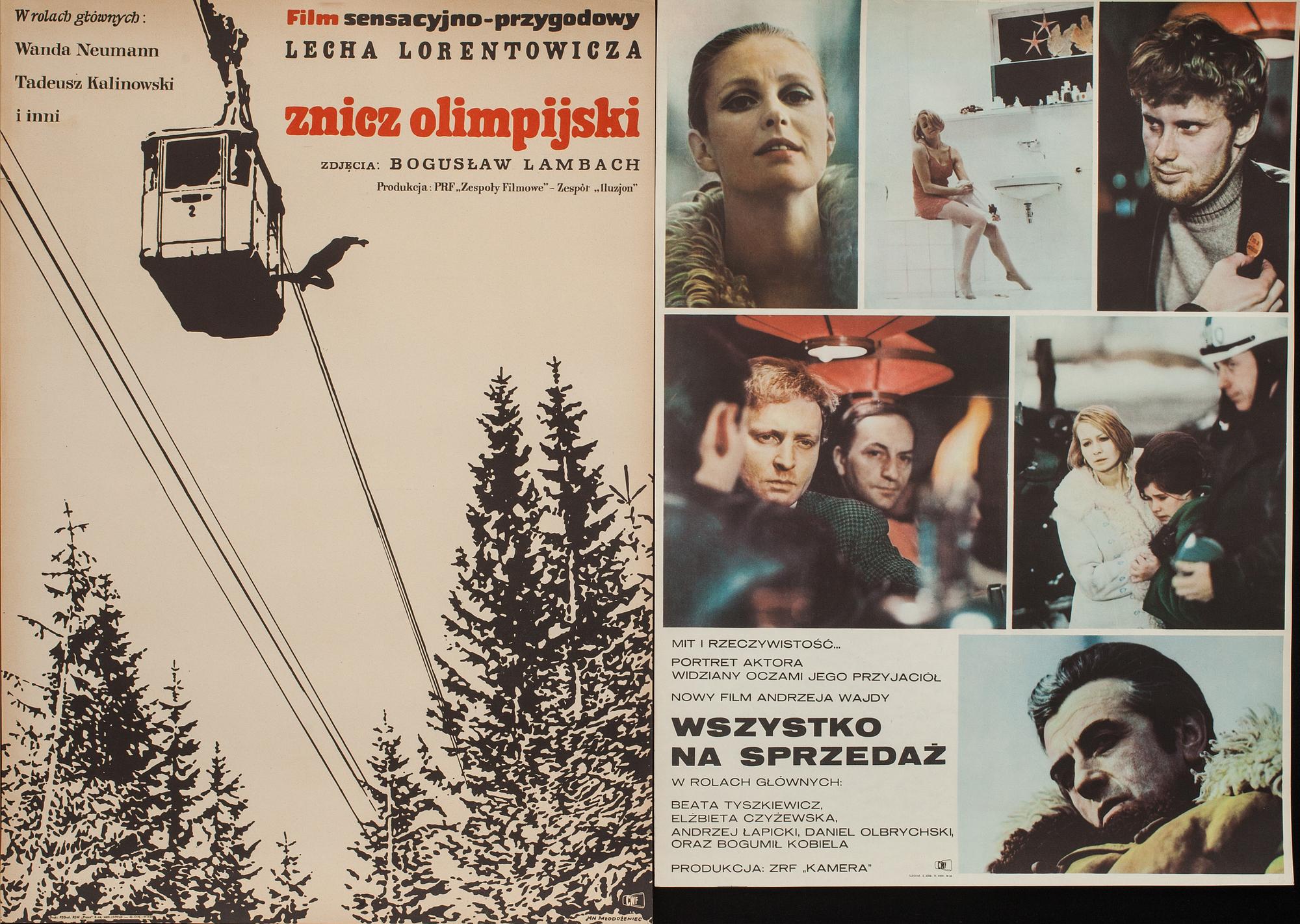 PARTI FILMAFFISCHER, 10 ST. Östeuropeiska, 1900-talets andra hälft.