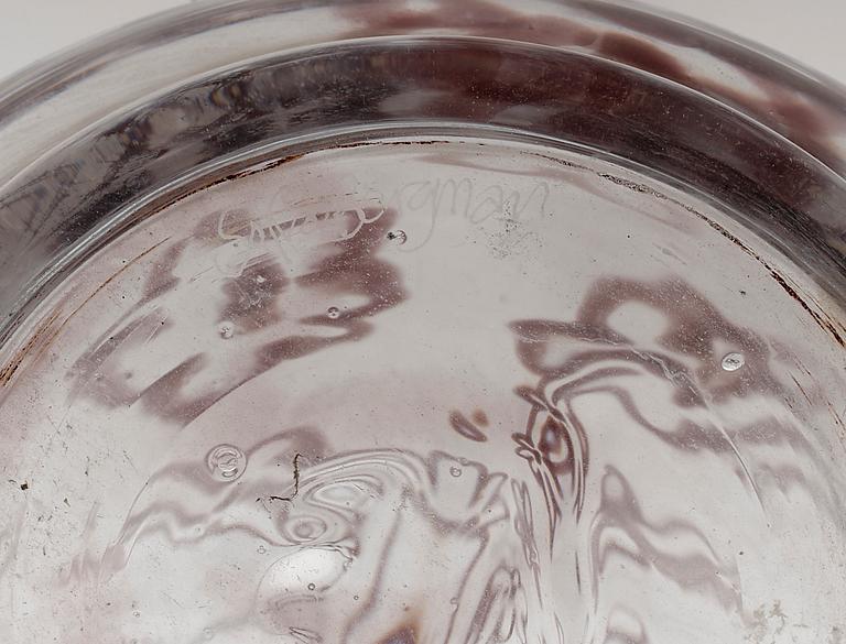 VAS, glas, Sofia Bergman. Signerad.