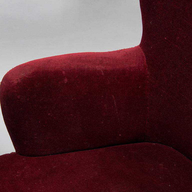 Ilmari Lappalainen, a pair of 1950's 'Laila' armchairs for Asko, Finland.