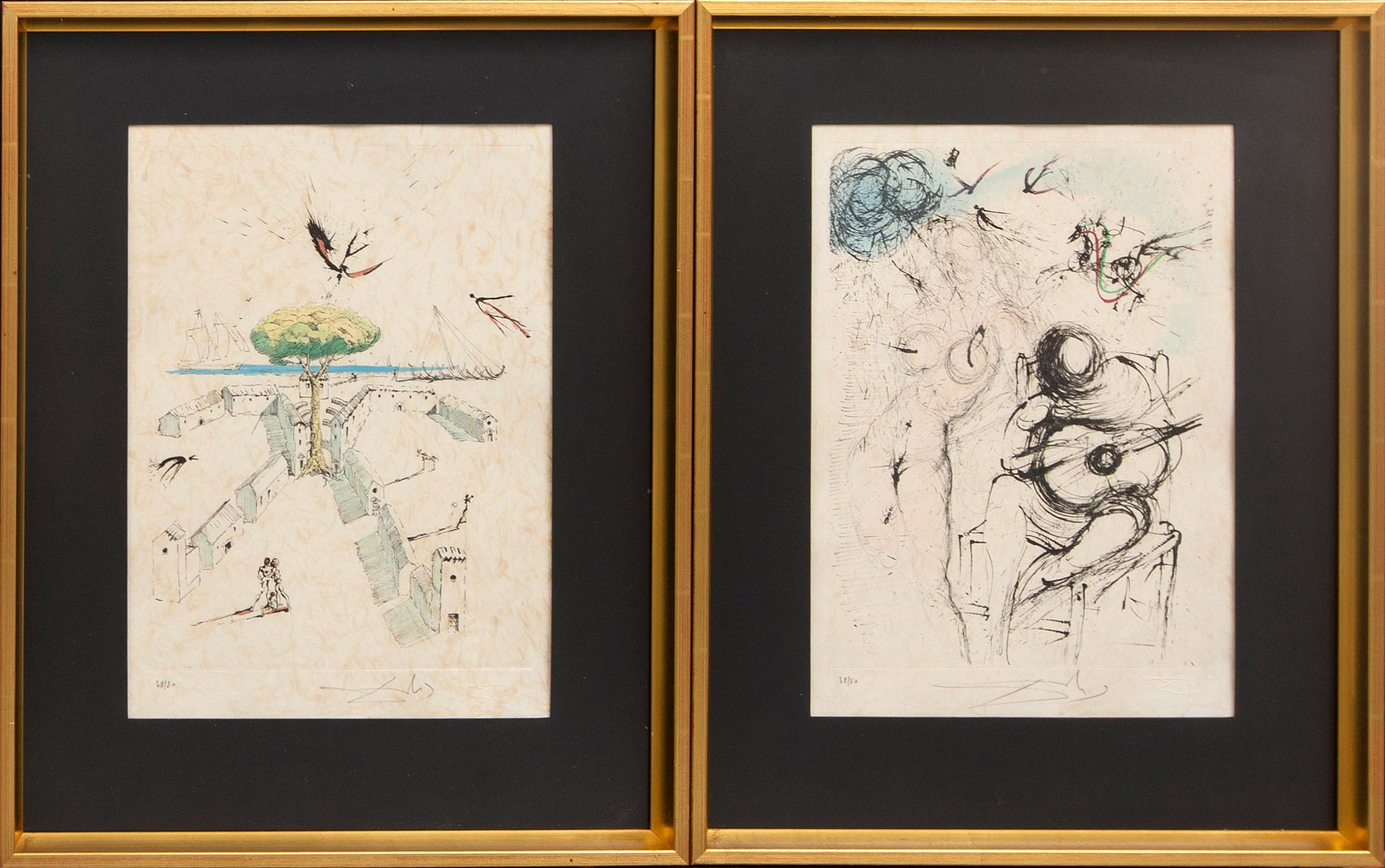Salvador Dalí, 10, signed, numbered 38/50.