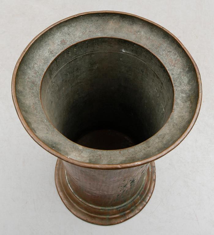 PARAPLYSTÄLL, koppar, 1800-tal.