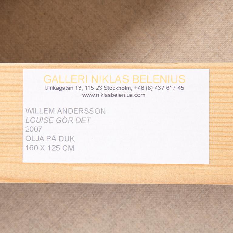 WILLEM ANDERSSON, olja på duk, signerad och daterad 2007.