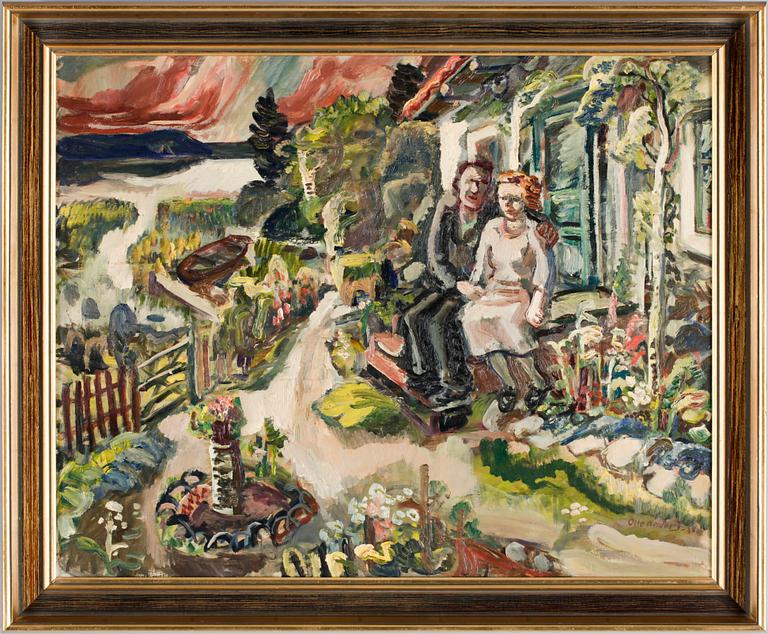 OLLE NORDBERG,olja på pannå. Sign o dat 38.