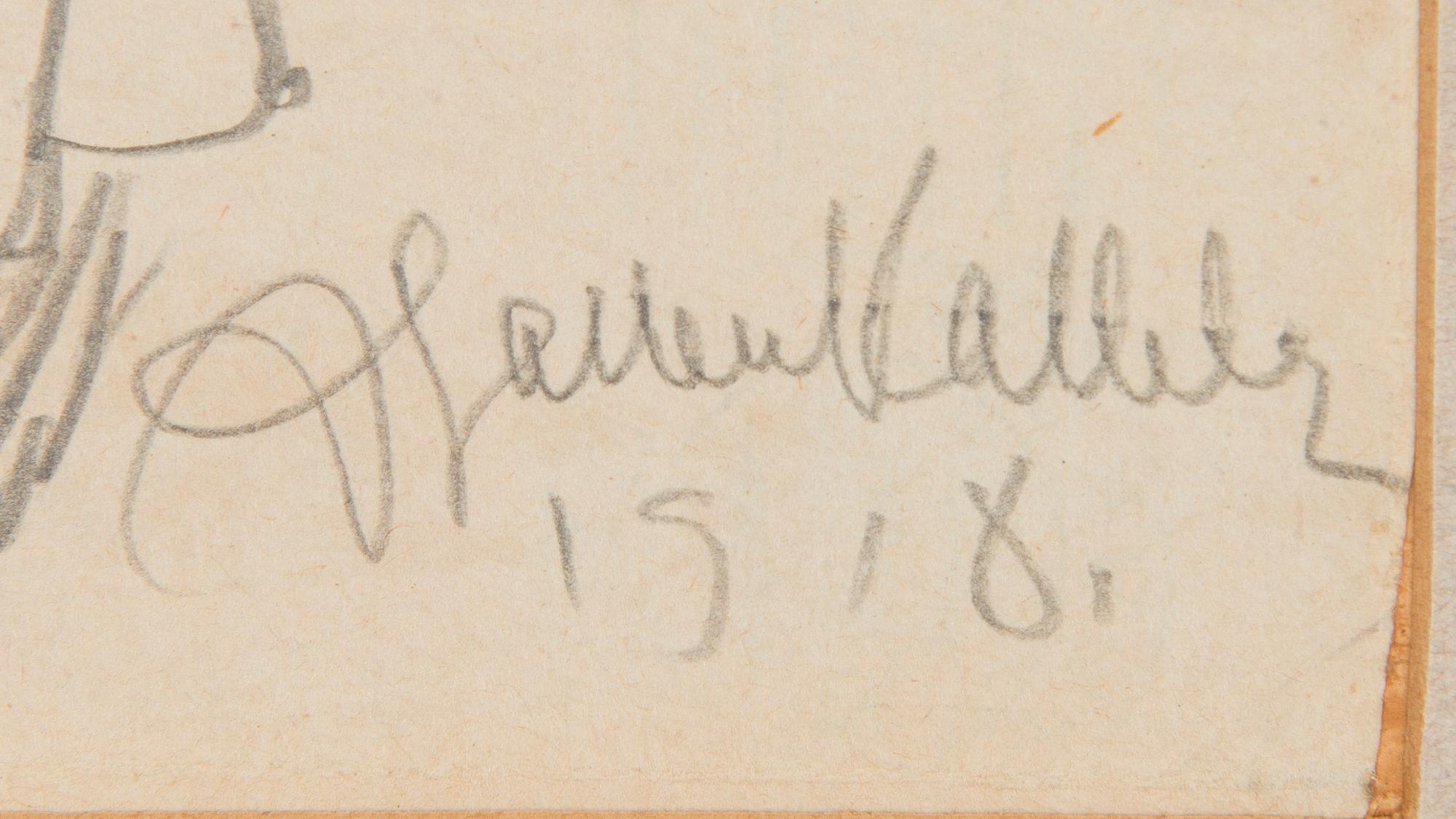 Akseli Gallen-Kallela, "Saksmanni".