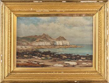 HUGH S HEMSLEY, olja på duk, signerad.