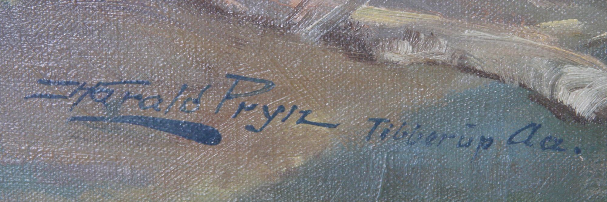 HARALD PRYN, olja på duk, sign.