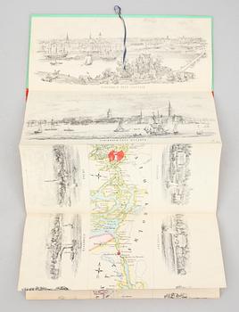 BÖCKER OM TOPOGRAFI, 3 st, bla "Pittoreskt Sverige, kanalfärden mellan Stockholm och Göteborg", Stockholm 1861.