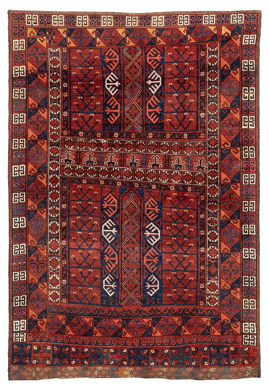 Ensi antik Beshir, ca 212 x 136-142 cm.