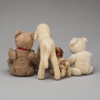 MJUKDUR, Steiff, 4st. 1900-tal.