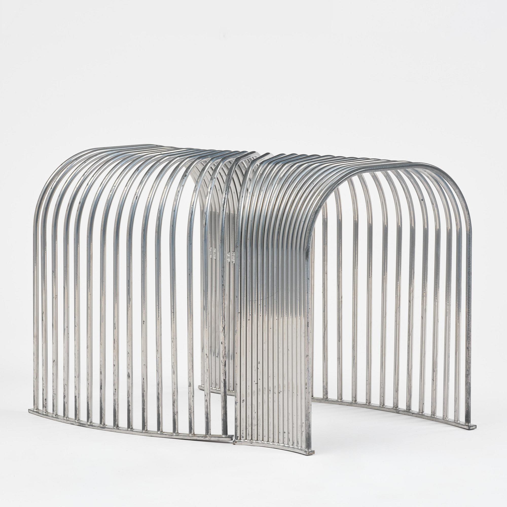 Swedish Girls, a pair of modular stools, "SS-C-90" from the "Seats System" series, ca 2018.