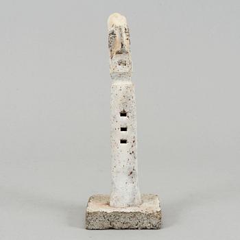 Nils Gunnar Zander, clay, sculpture, signed.