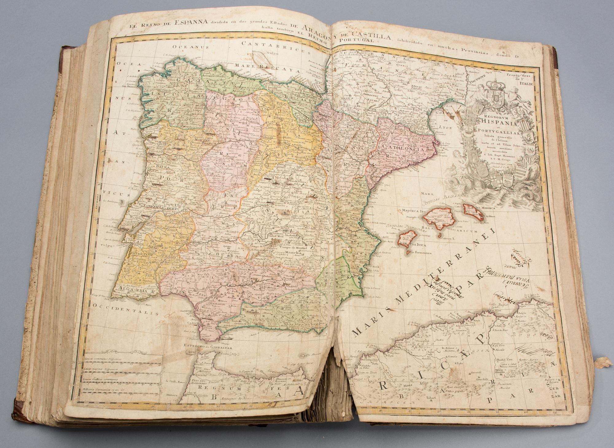 JOHANN BAPTISTA HOMANN, Atlas, Novus Terrarum Orbis Imperia Regna Et Status.