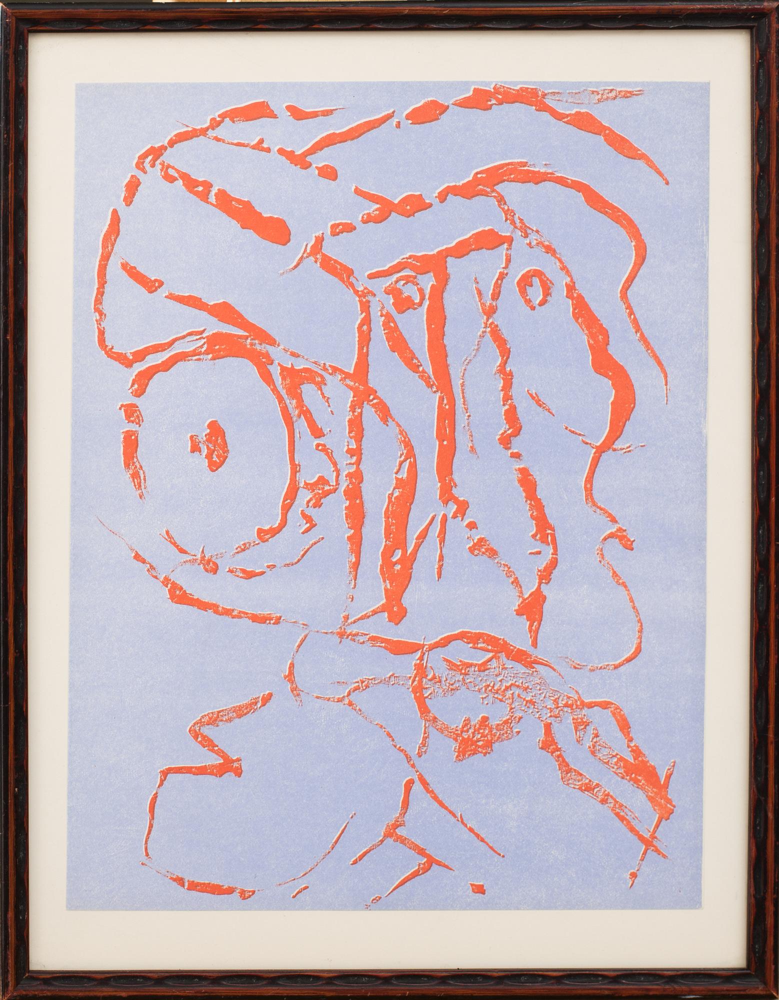 PIERRE ALECHINSKY, färglitografi, ur XX:ième siècle No 14 1960.