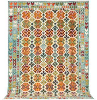 A Kilim carpet, c. 357 x 261 cm.