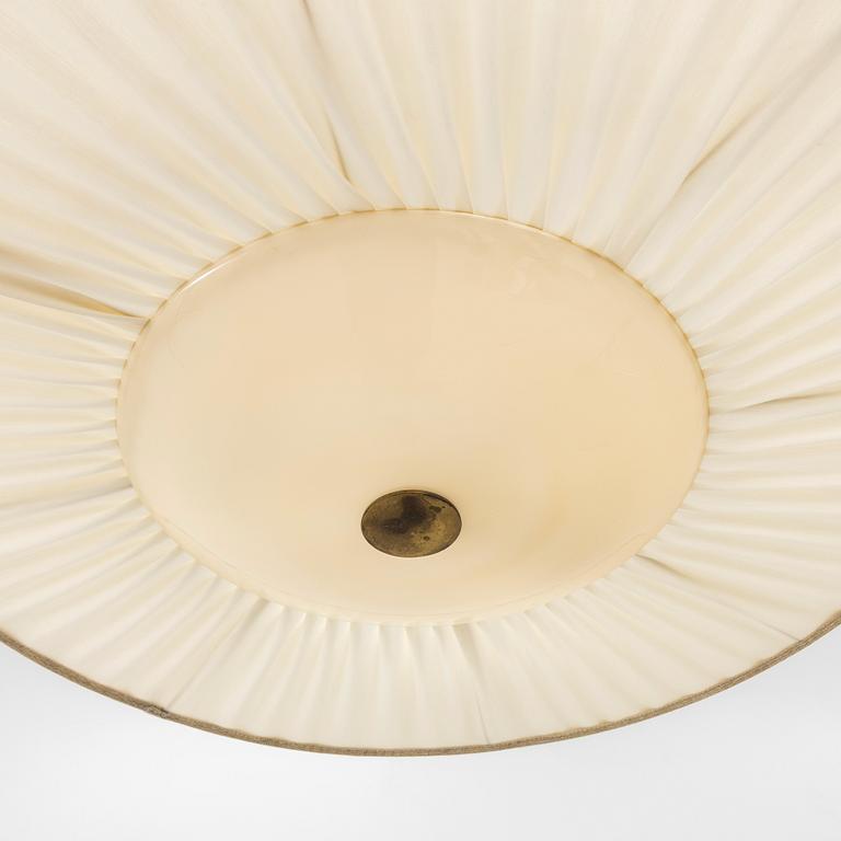 Swedish Modern, a ceiling lamp, attributed to Corona Belysningskultur, Stockholm, 1940s.