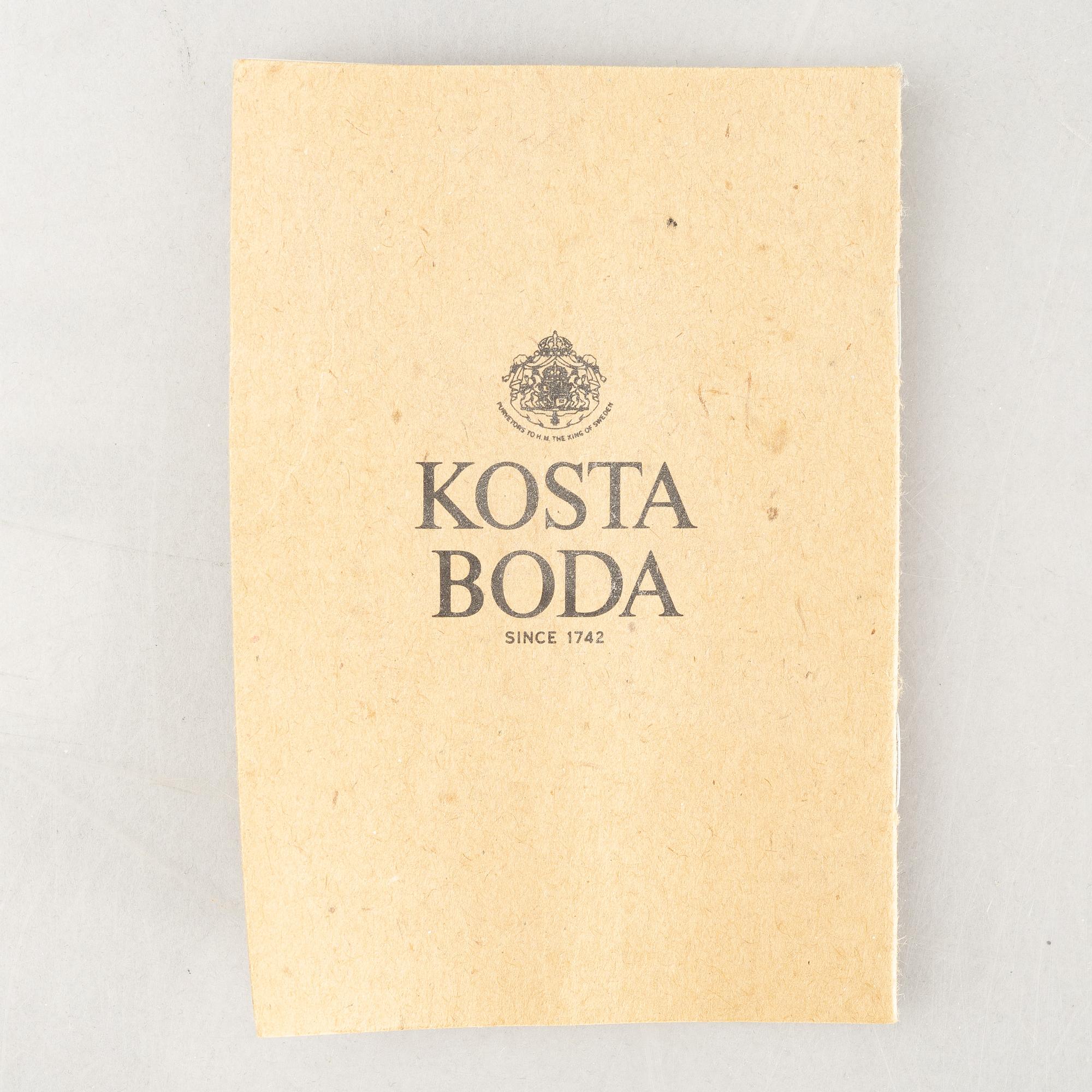 Ulrica Hydman-Vallien, skål, pokal och vas, glas, Kosta Boda.