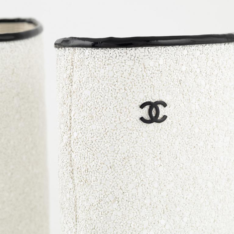 Chanel, a pair of sequin high boots, size 37.