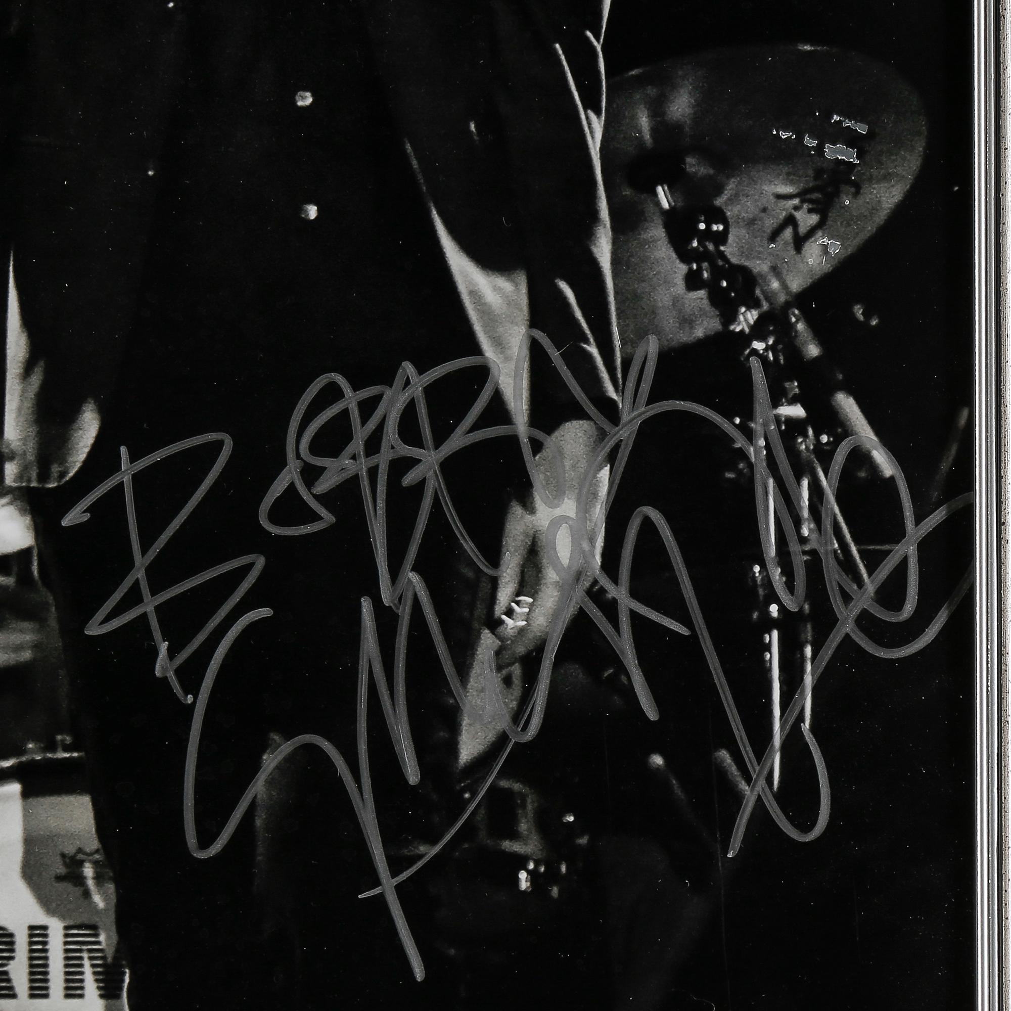 FOTOGRAFI, "Primal Scream - Bobby Gillespie", av Micke Sandström. Säljes till förmån för Hjärt-Lungfonden.