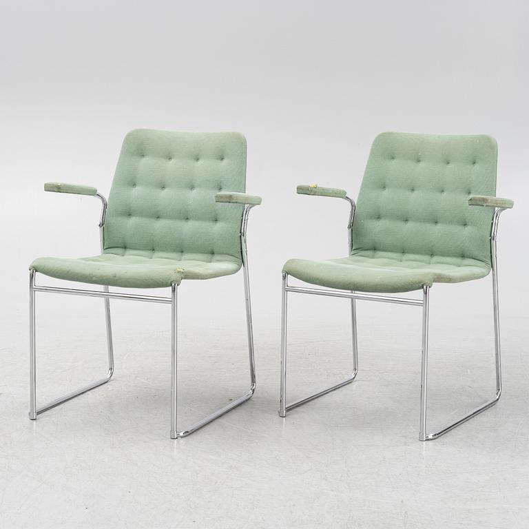 Bruno Mathsson, karmstolar, 6 st, "Mio", 1900-talets slut.