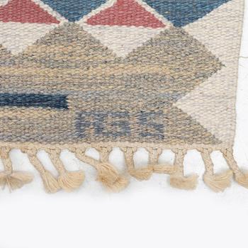 Anna-Greta Sjöqvist, a carpet, tapestry weave, c. 401 x 245 cm, signed AGS.