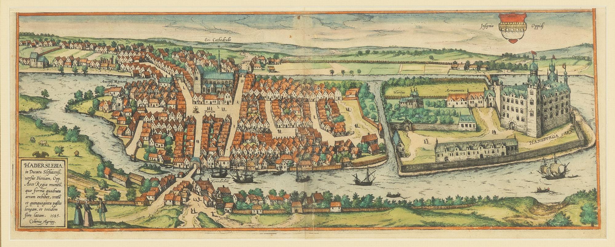 Frans Hogenberg, Vy av Haderslebia.