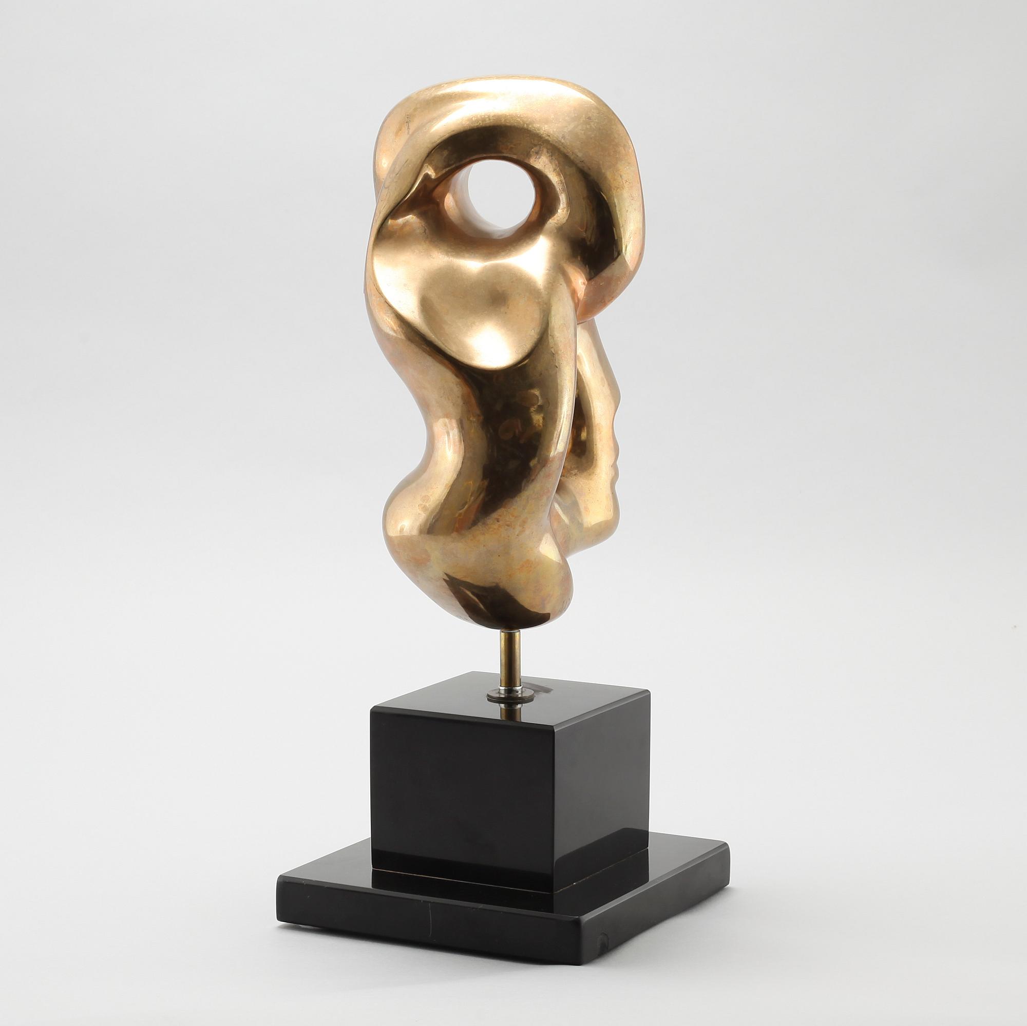 sculpture, bronze, signed.
