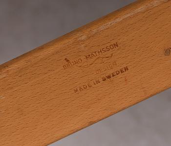 FÅTÖLJER, 1 par, " Eva hög", Bruno Mathsson, för Fima Karl Mathsson, Värnamo, 1900-talets andra hälft.