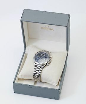 ARMBANDSUR, stål, Omega Speedmaster, Trippledate, Tachymeter, 1990-tal.