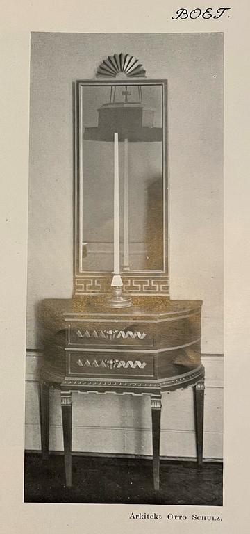 Otto Schulz, a pair of Swedish Grace mirrors, Boet, Gothenburg, 1920s.