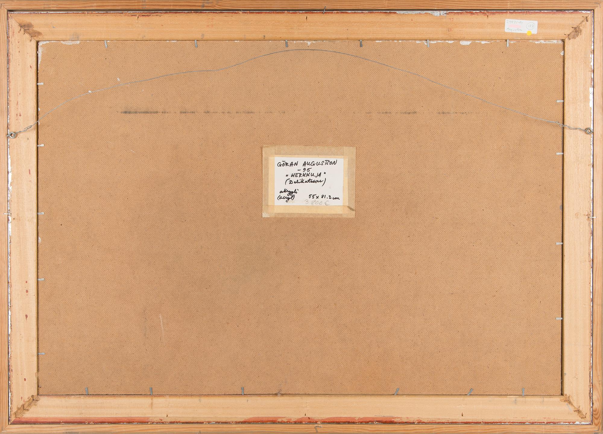 Göran Augustson, "Delicacies".