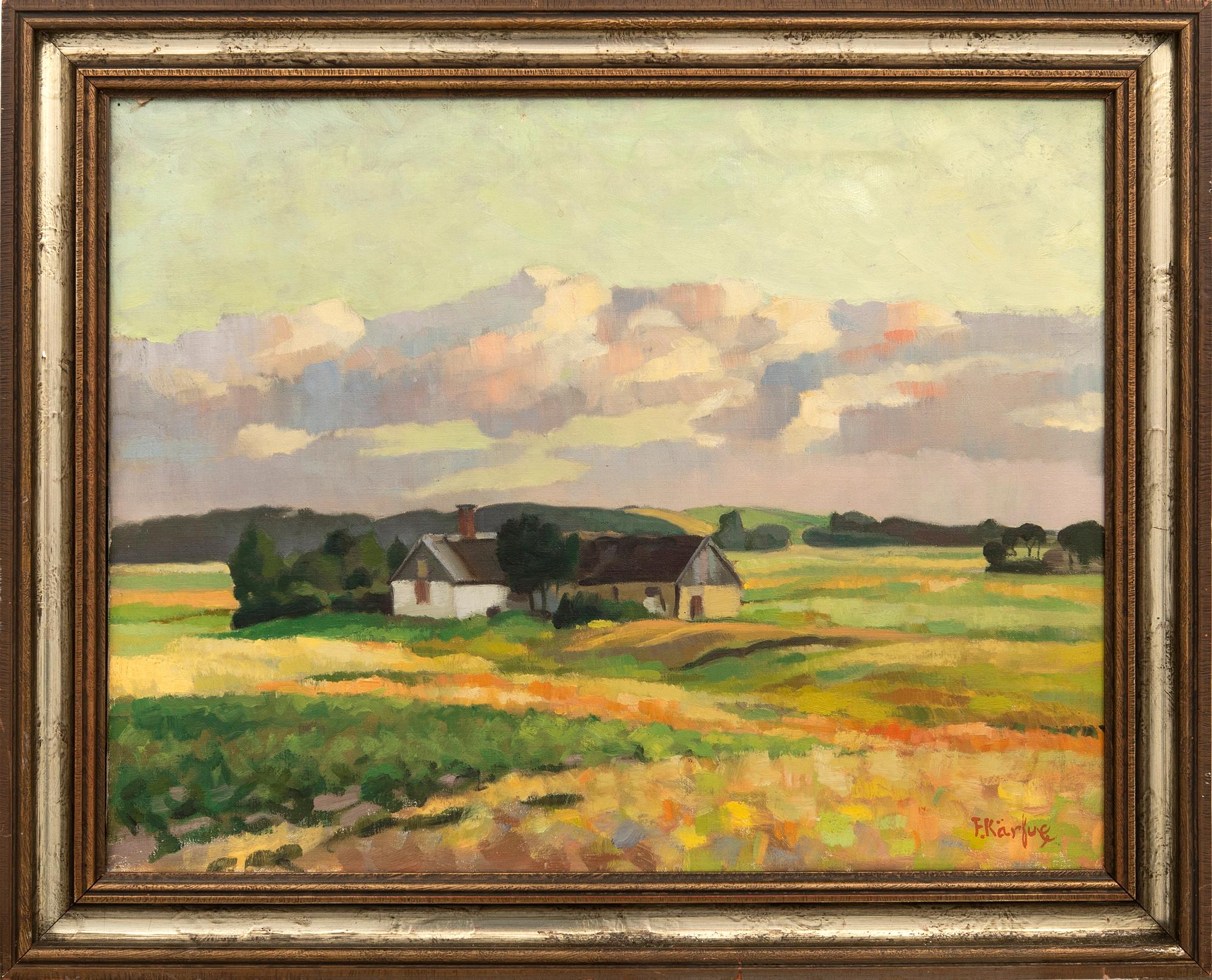 Fritz Kärfve, Bondgård på Österlen.