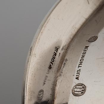 SKÅL, silver, August Thomsen, Christian F. Heise, Köpenhamn, Danmark. 1918. Vikt ca 530 g.