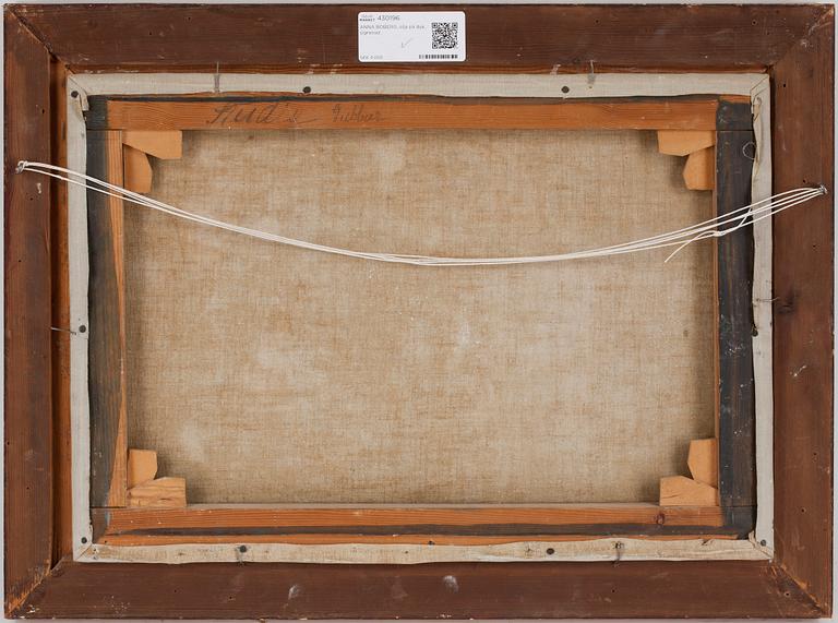 ANNA BOBERG, olja på duk, signerad.